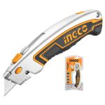 INGCO HUKB61001 Utility Knife Blades Set ? 10 Pcs/Set (61x19mm) for HUK6128/HUK6118/HUK618/HUK615/HUK6236/HUK6288 ? Durable & Long-Lasting, Packaged in Convenient Plastic Box