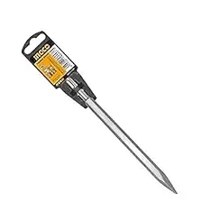 INGCO DBC0522801 Hex Chisel - 17x280x22mm, Flat, Wear-Resistant & High Hardness for Concrete, Brick & Cement - Long-Lasting Performance in Protective Plastic Tube!