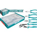 TOTAL TOOLS 4 PCS PLIERS SET THKTV02P041