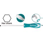 TOTAL TOOLS SLOTTED GO-THROUGH SCREWDRIVER THTGTS8150