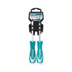 TOTAL TOOLS 2PCS GO THROUGH SCREWDRIVER SET