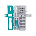 TOTAL TOOLS 33PCS RATCHET SCREWDRIVER SET TACSD30336
