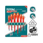 TOTAL TOOLS 6 PCS INSULATED SCREWDRIVER SET THTIS566