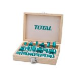 TOTAL TOOLS 12PCS ROUTER BITS SET 12MM TACSR2121