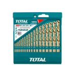 TOTAL TOOLS 19 PCS HSS TWIST DRIL BITS SET TACSD0195