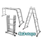 TOTAL TOOLS MULTI PURPOSE ALUMINIUM LADDER  THLAD04431