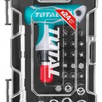 TOTAL TOOLS 24 PCS T HANDLE WRENCH SCREWDRIVER SET TACSD30186