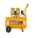 INGCO ACS112501 Air Compressor - 220-240V, 1200W (1.6HP), 50L Tank, Oil-Free, 75dB Noise, 2850rpm Speed, Max 8bar Pressure - Durable & Long-Lasting Performance for Home & Workshop
