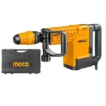 INGCO PDB15006 Demolition Breaker - 1500W, 220-240V, 1000-1900bpm, 6-25J Impact Force, Anti-Vibration, SDS-MAX Chuck, 2 Chisels & Extra Carbon Brushes - Durable & Long-Lasting Power Tool!