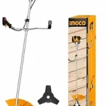 INGCO GBC5434421 Gasoline Grass Trimmer & Brush Cutter - 42.7cc, 2HP Power, 8000rpm Max Speed, 420mm Cutting Path, Durable Double-Deck Fuel Pipe, Easy Start, 1200ml Tank, Includes Trimmer Line & Bush Cutter Blade