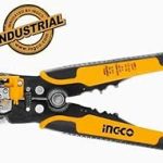 INGCO HWSP102418 Automatic Wire Stripper ? 210mm 3-in-1 Tool for Stripping, Cutting & Crimping (10-24 AWG). Durable & Long-Lasting for All Your Copper & Aluminum Needs!