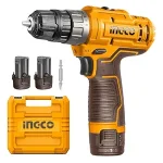 INGCO CIDLI20558 20V Brushless Cordless Impact Drill ? 55Nm Torque, 30000bpm, 2-Speed, LED Light, 47 Accessories & 2 Batteries ? Durable, Compact Power for All Your DIY Projects!