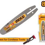 INGCO AGSB50801 Chain Saw Bar - 8" Length, Compatible with CGSLI20851/UCGSLI20851/CGSLI20851 Chainsaws, Durable & Long-Lasting, Double Blister Packed for Easy Storage