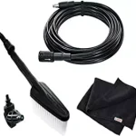 Bosch F016800572 Car Wash Kit ? Ultimate Car Cleaning Kit with Low-Pressure Brush, Flexible Hose & Microfiber Cloth ? Perfect for EasyAquatak & UniversalAquatak Series!