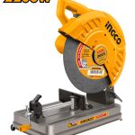 INGCO COS223558 Cut Off Saw - 2200W Power, Precision Cutting for Metal, Concrete & Masonry, Adjustable Angle, Ergonomic Handle, Durable & Safe for Professionals & DIYers