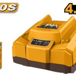 INGCO FCLI20411 P20S Battery Charger - Durable, Fast Charging with 220-240V Input, 21V Output, 4A Current for Long-Lasting Performance! Perfect for all your battery needs!