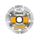 INGCO DMD011252 Dry Diamond Disc 125mm (5") x 22.2mm - Durable 10mm Blade for Stone Cutting (Concrete, Brick, Granite, Marble) - Versatile Wet/Dry Use - Comes in a Color Box!