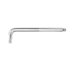 INGCO HLHD12121 1/2" Drive L-Handle Socket Wrench - 12" (300mm) | Durable 50BV30 Steel, Heat Treated & Black Nickel Plated | Long Lasting Tool for Every Mechanic | Includes Plastic Hanger