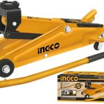 INGCO HFJ302 3Ton Hydraulic Floor Jack - Durable & Long Lasting! Min Height: 135mm, Max Height: 410mm, Travel: 275mm, 16kg. Perfect for all your lifting needs!