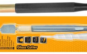 INGCO HGCT03 Heavy Duty Glass Cutter - Durable Iron Body, Auto Oil Feed, 5000m Cutting Length, 178mm Size, Includes Oil Suction Pipe, Packed on Sliding Card for Easy Use!