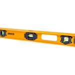 INGCO HSL28060 Spirit Level - 60cm Durable Aluminum (2.0mm) with Magnetic Features - Packed in Color Sleeve for Long-Lasting Precision in Every Project! Perfect for DIY EnthusiastS