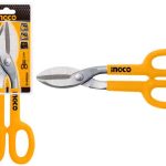 INGCO HTS0410 10" Tin Snip - Durable Carbon & Stainless Steel Cutter, Max Thickness: 0.8mm/0.6mm, Comfortable Double-Dipped Grip, Packed in Half Double Blister for Longevity!