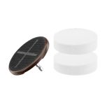 INGCO WCB35351 3-Piece Soft Sponge Set ? Includes 1 Quick Change Backer & 2 x 3.5" Soft Pads for Effortless Glass & Light Duty Cleaning ? Durable, Double Blister Packed for Lasting Use!