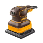 INGCO PS2416 Palm Sander, 240W, 14000RPM - Durable & Long-Lasting! Includes 5 Sandpapers & Extra Carbon Brushes, Perfect for Smooth Finishes! 220-240V~50/60Hz, Compact 110mmx100mm Base.