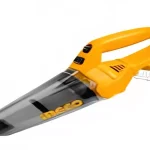 INGCO CVLI201261 Cordless Vacuum Cleaner - 20V Power, 0.5L Dust Capacity, 9kPa Vacuum Pressure, Includes Crevice Nozzle & Dust Brush - Long-lasting Performance in Stylish Color Box!