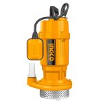 INGCO SPD7508 Sewage Submersible Pump - 750W (1.0HP), 220V-240V, Max Head 8m, Flow 217L/min, 7m Depth, 1? Pipe, Durable Copper Motor, 9m Cable with Float Switch for Long-Lasting Performance in Dirty Water