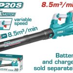 TOTAL TOOLS LITHIUM-ION BLOWER TABLI20428