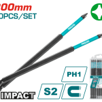TOTAL TOOLS IMPACT SCREWDRIVER BITS TACIM16PH183