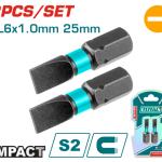 TOTAL TOOLS IMPACT SCREWDRIVER BITS TACIM71SL625