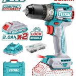 TOTAL TOOLS LITHIUM-ION COMPACT BRUSHLESS CORDLESS DRILL TDLI20602