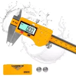 INGCO HDCD28150 Digital Caliper - 0-150mm Range, 0.01mm Precision, IP54 Waterproof, Durable with 3V Battery, Metric/Inch Conversion, Comes in Protective Plastic Box!