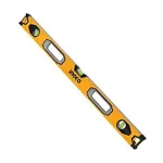 INGCO HSL28100 Spirit Level - 100cm Durable Aluminum, 2.0mm Thick, Magnetic Features & Color Sleeve Packaging for Long-Lasting Precision in Every Project!"
