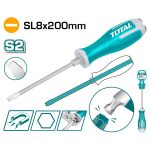 TOTAL TOOLS SLOTTED GO-THROUGH SCREWDRIVER