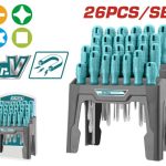 TOTAL TOOLS 26 PCS SCREWDRIVER SET THTDC252601