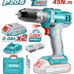 TOTAL TOOLS LITHIUM-ION IMPACT DRILL TIDLI201452