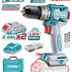 TOTAL TOOLS LITHIUM-ION COMPACT BRUSHLESS IMPACT DRILL TIDLI20602