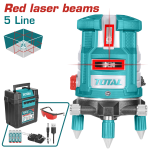 TOTAL TOOLS SELF-LEVELING LINE LASER(RED LASER BEAMS) TLL306505