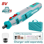 TOTAL TOOLS CORDLESS GRINDER TMGLI0801