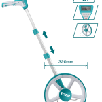 TOTAL TOOLS DIGITAL DISPLAY MEASURING WHEEL TMT19923