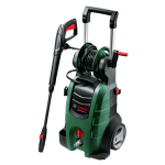 Bosch 06008A7DF0 Advanced Aquatak 140 Pressure Washer | 140 Bars, Corded Electric, Green, 8m Hose | Powerful Cleaning for Cars, Patios & Driveways | Self-Priming for Flexible Use