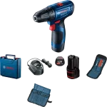 Bosch Cordless Drill Drivers GSR 120-LI  + 2x2.0Ah 06019G80F0