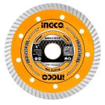 INGCO DMD031051H Ultrathin Diamond Disc - 105mm (4") x 20mm, 10mm Blade Width, 1.0mm Thickness, Durable for Ceramic, Tile, Marble, and Brick - Includes 16mm Reduction Ring - Not for Vitrified Brick