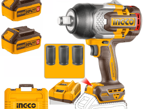 INGCO CPWLI2036 Cordless Pressure Washer - 20V, 24.8Bar Max Pressure, 2.8L/min Flow, Auto Stop, Includes 2-Pattern Spray Gun, 6m Hose, Foam Producer & More ? Built to Last!