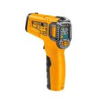 INGCO HIT0155028 Infrared Thermometer -50?C~450?C (-58?F~842?F) | Fast Response <0.5S | 12:1 D:S | Auto Power Off | Backlight | Not for Human Use | Includes 2 AAA Batteries | Durable & Reliable!