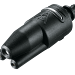 Bosch F016800583 Trio Nozzle - Switch Between 3 Spray Patterns! Pencil Jet for Stubborn Dirt, High-Speed Rotary Jet for Tough Grime, Broad Fixed Fan Jet for Rinsing. Fits EasyAquatak & More!