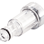 Bosch F016800577 Water Filter & Adapter | Protects High-Pressure Washer Pump, Easy to Clean, Universal Fit for EasyAquatak & More | Durable, Long-Lasting, Transparent Design for Easy Monitoring